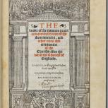 Thumbnail for The Booke of the Common Praier and Administracion of the Sacramentes...