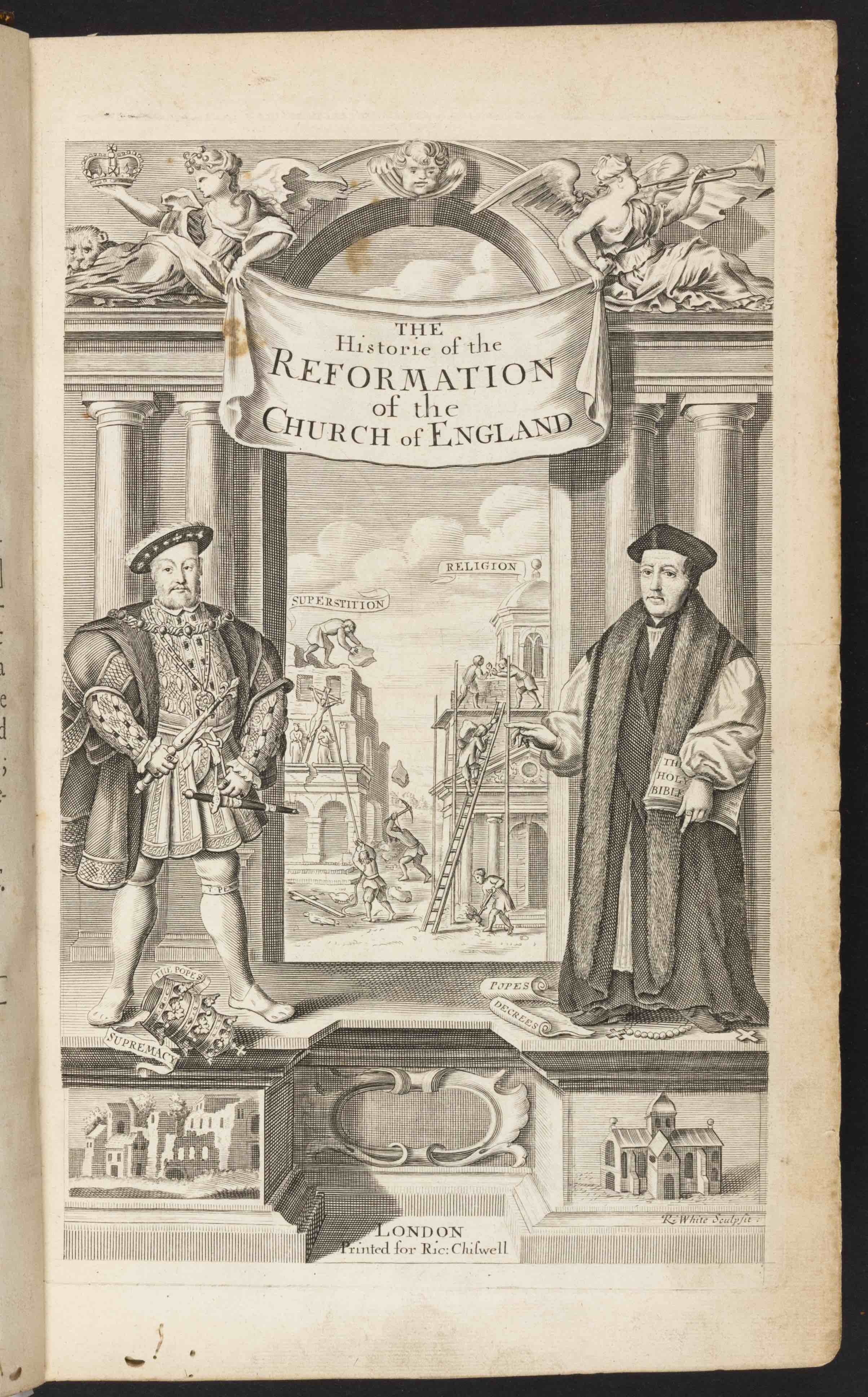 The History of the Reformation of the Church of England: in Two Parts.